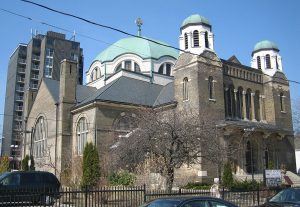 St. Anne's Anglican Church loacted at 270 Gladstone Ave in Toronto, Ontario, Canada with North Country Unfading Black slate roof