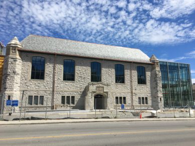Street view of Queen's University new Mitchell Hall scheduled to open in Fall 2018