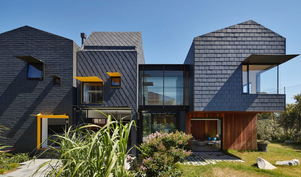 Exterior Slate Siding on a Home