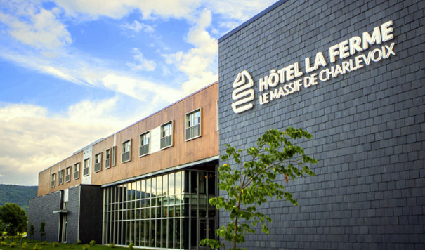 Slate Wall Cladding on Hotel La Ferme