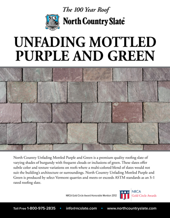 Product Data Sheets unfading Mottled purple Green
