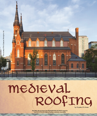 Professional Roofing April 2016 - Medieval Roofing Reprint