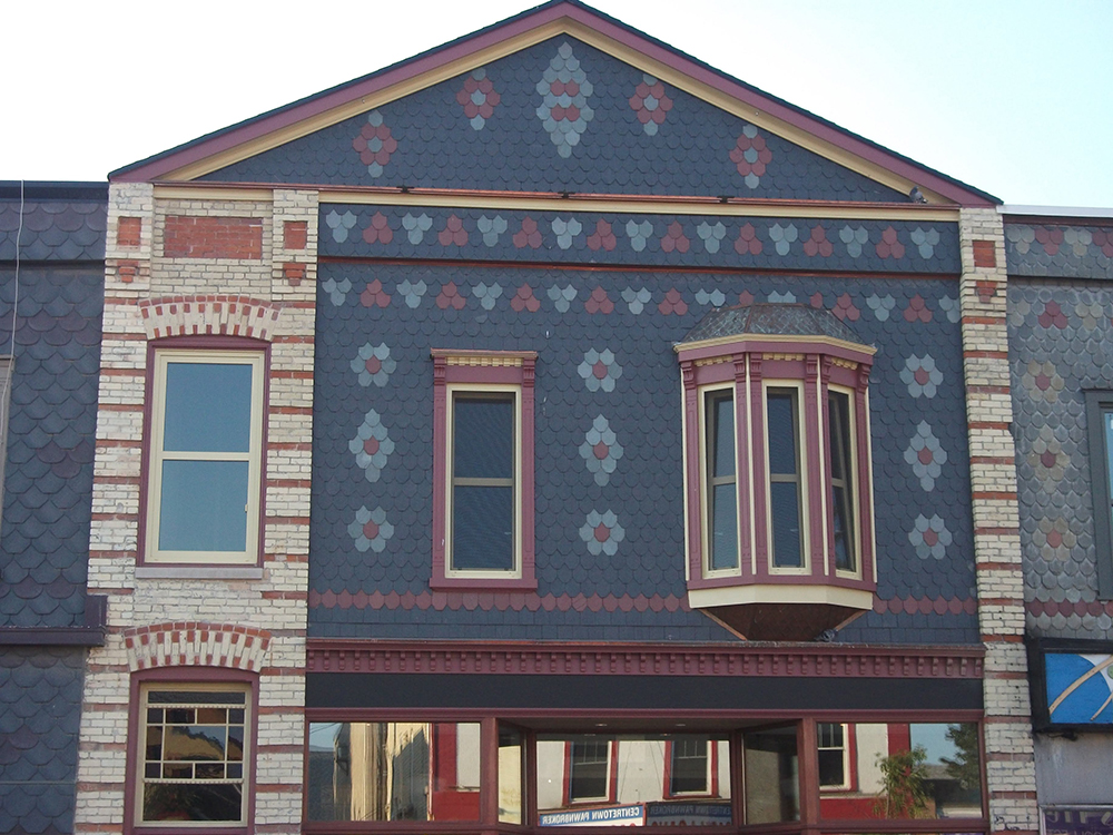 North Country Unfading Black, North Country Unfading Green & North Country Unfading Red (Patterned Slate Roof)