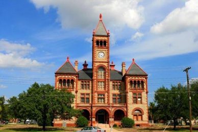 DeWitt County Courthouse in Cuero, TX North Country Unfading Black slate roof