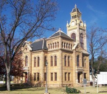 Llano County Courthouse in Texas with North Country Unfading Black slate roof
