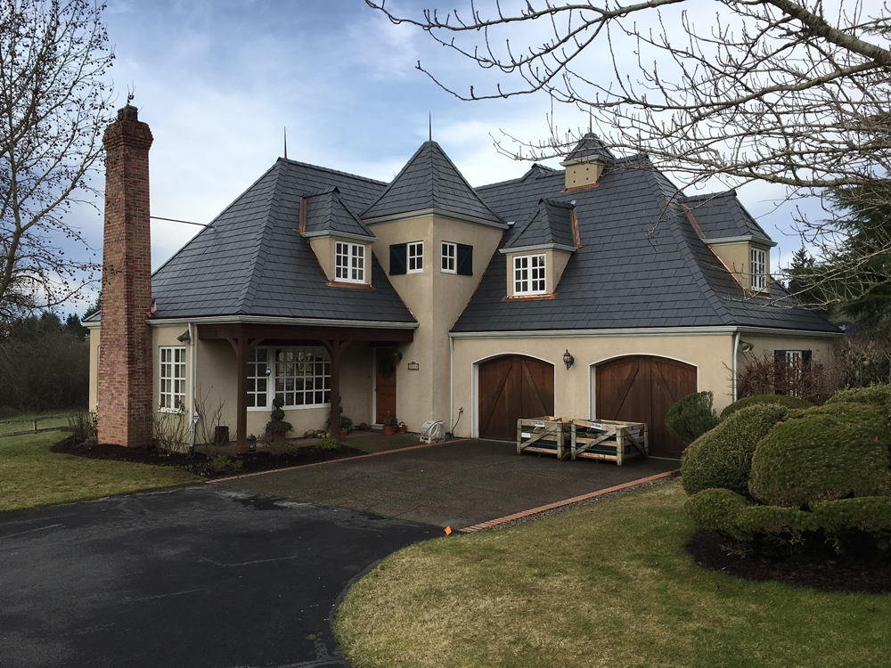 Private Residence - GAF TruSlate Onyx Black