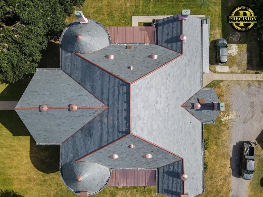 The southdown plantation house and museum slate roof