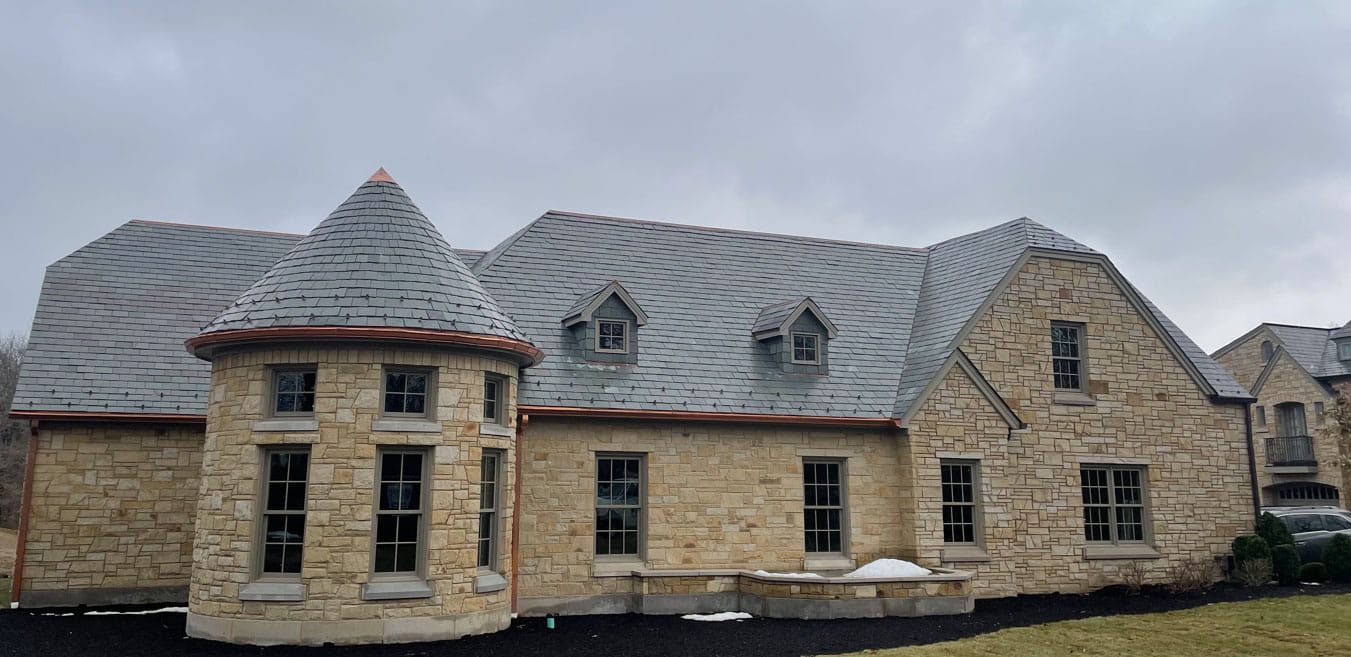 North Country Semi Weathering Gray Premium Slate Roofing