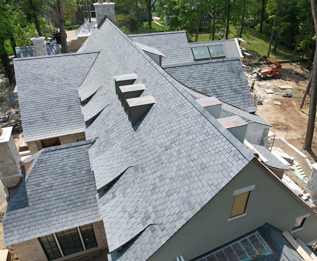 North Country Unfading Gray Roofing Slate Shingles